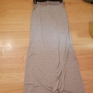 PM omg slit skirt casual elastic waist band